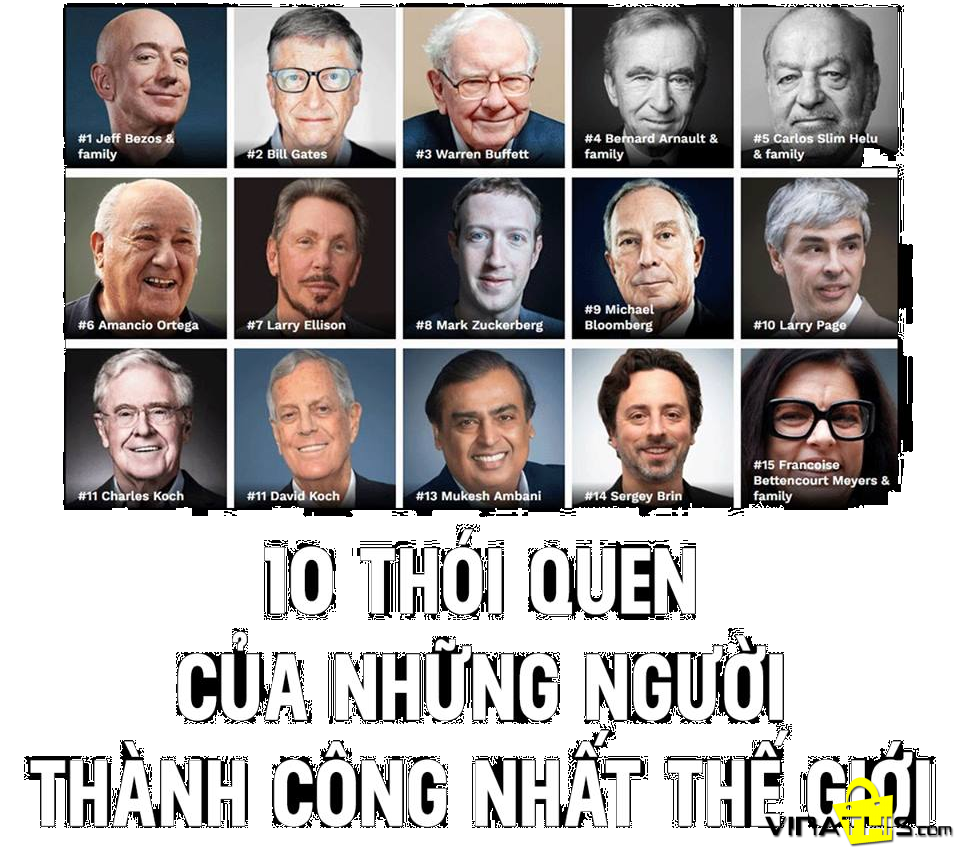 10 THÓI QUEN CỦA NGƯỜI SIÊU THÀNH CÔNG