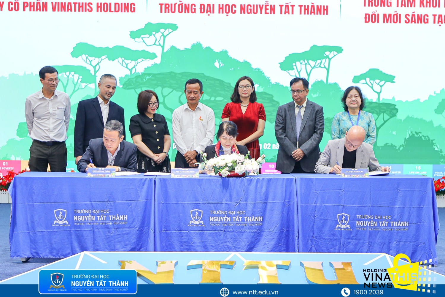 VINATHIS HOLDING KÝ KẾT HỢP TÁC TOÀN DIỆN CÙNG ĐẠI HỌC NGUYỄN TẤT THÀNH VÀ TT KN ĐMST CÀ MAU